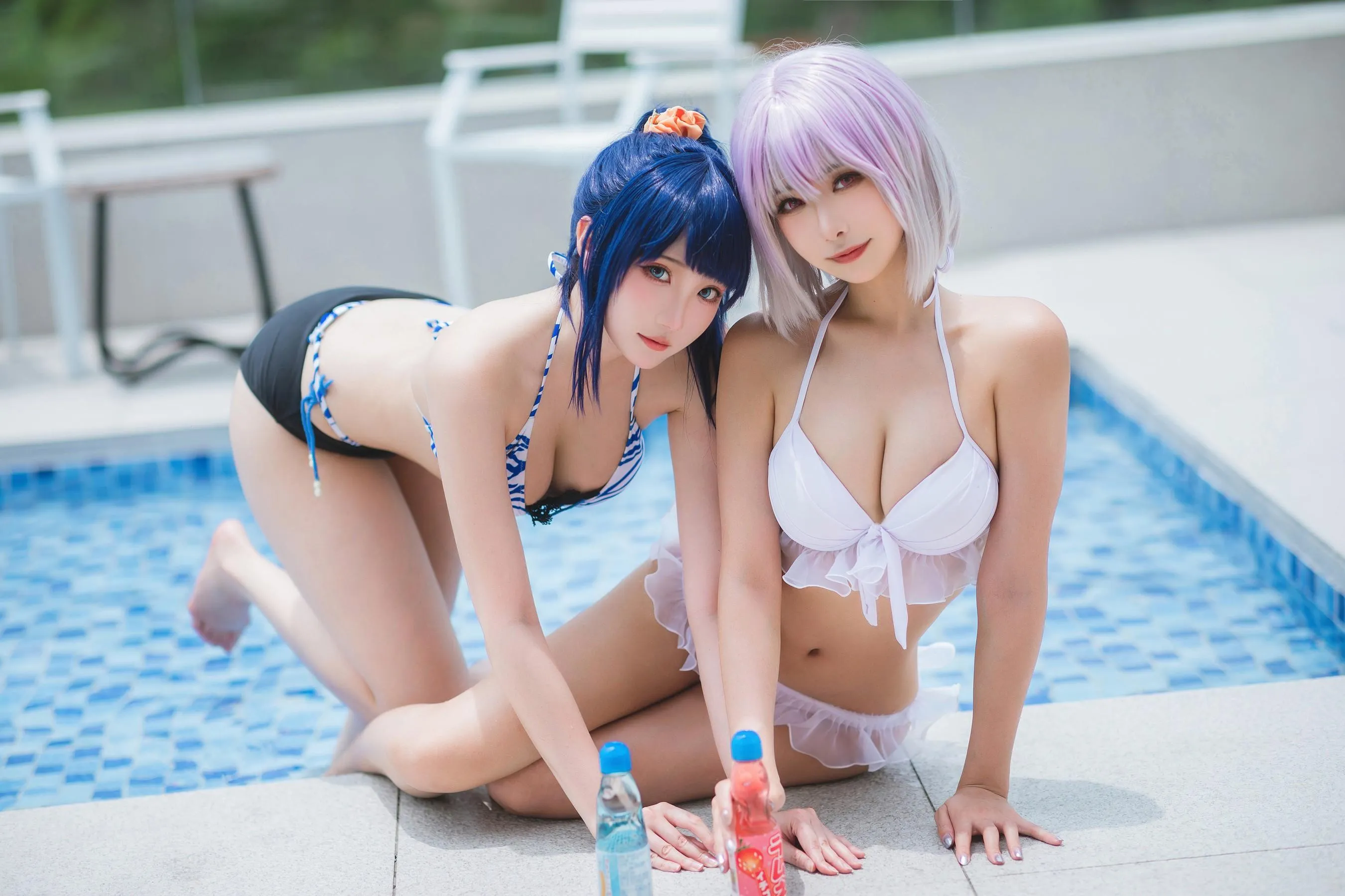 Momoko葵葵 – NO.35 瓜希酱 SSSS.GRIDMAN 宝多六花新条茜 泳装 [55P]插图9